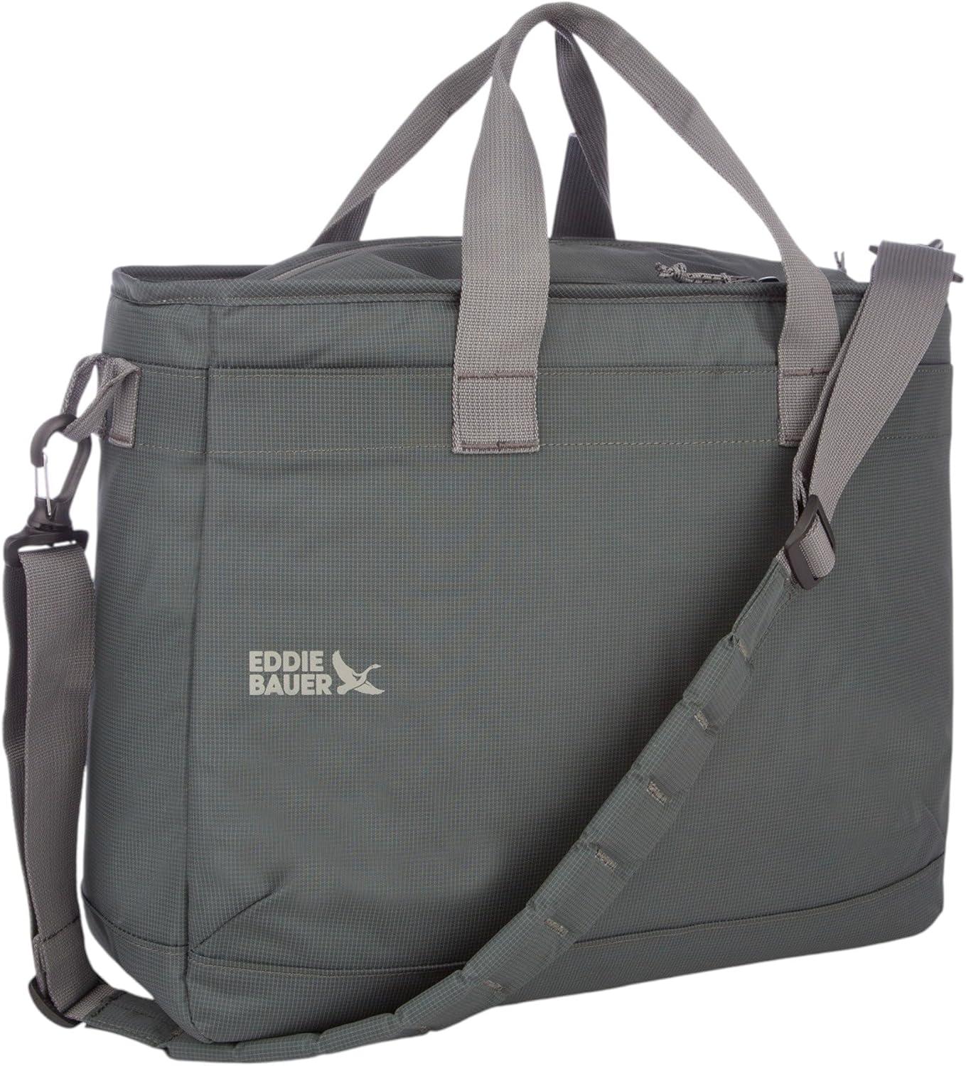 imageEddie Bauer Cooler Bag Insulated Vacation Travel Camping Tailgate Beach Picnic Festival Shoulder Carry Top Handle RainTote Cooler Rain