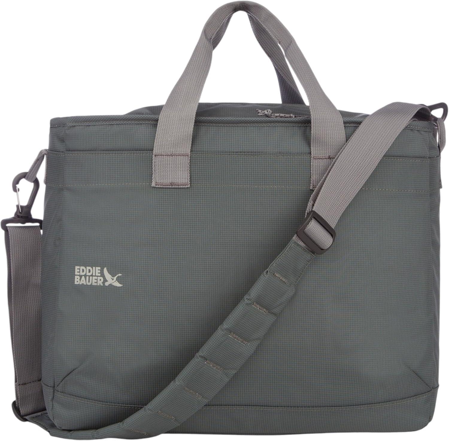 imageEddie Bauer Cooler Bag Insulated Vacation Travel Camping Tailgate Beach Picnic Festival Shoulder Carry Top Handle RainTote Cooler Rain