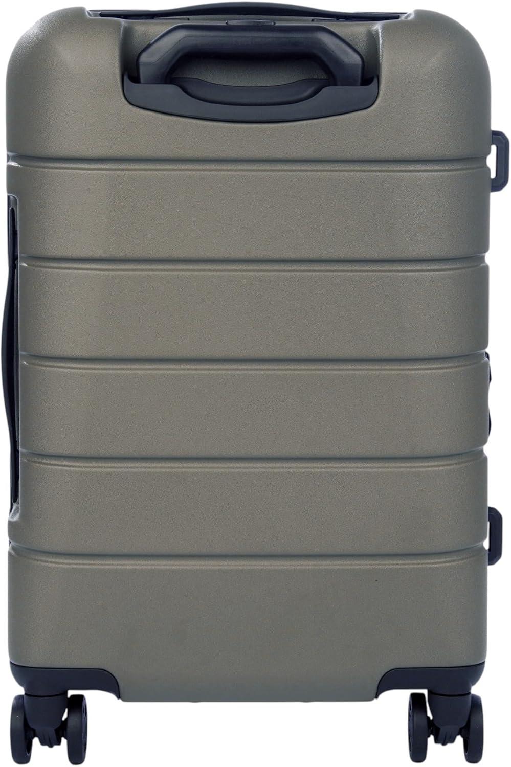 imageEddie Bauer Glacier Hardside Spinner Durable PCABS Construction 2Piece Set Suitcase Luggage SprigSprig