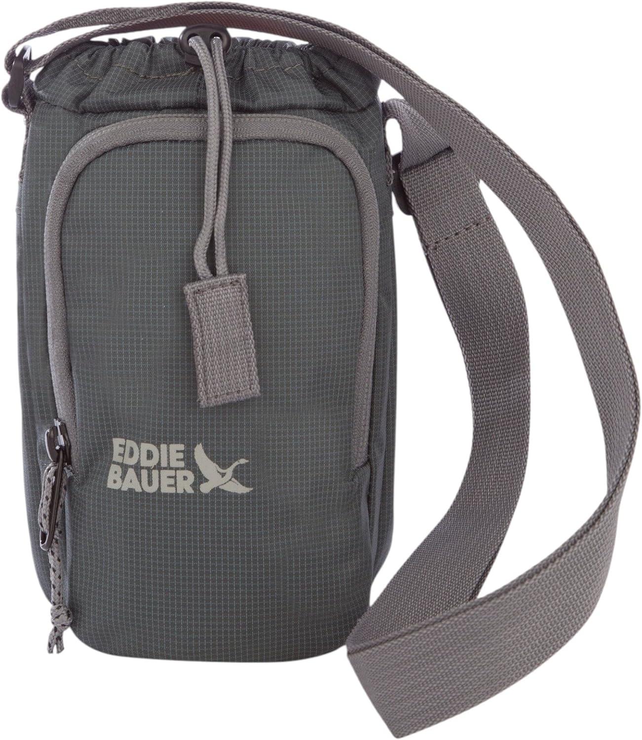 imageEddie Bauer Insulated Bottle Bag Sling Work Travel Outdoor BlackRain