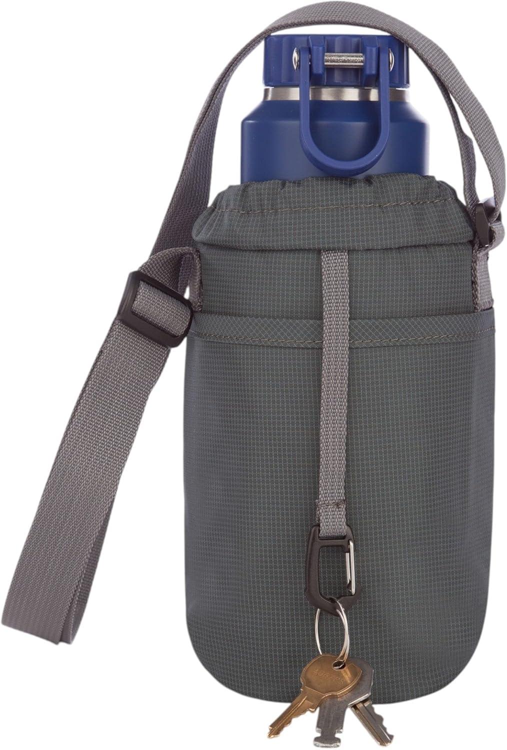 imageEddie Bauer Insulated Bottle Bag Sling Work Travel Outdoor BlackRain