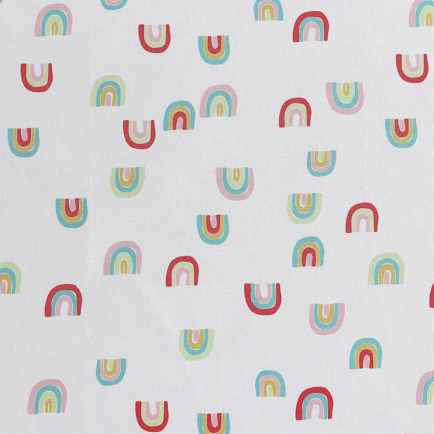 imageEddie Bauer Kids Twin Sheets StainResistant Toddler Bedding with Matching Shams Super Soft Ideal Girl Room Essentials Poppy Plaid Pink TwinSunnyvale Rainbow WhiteMulti