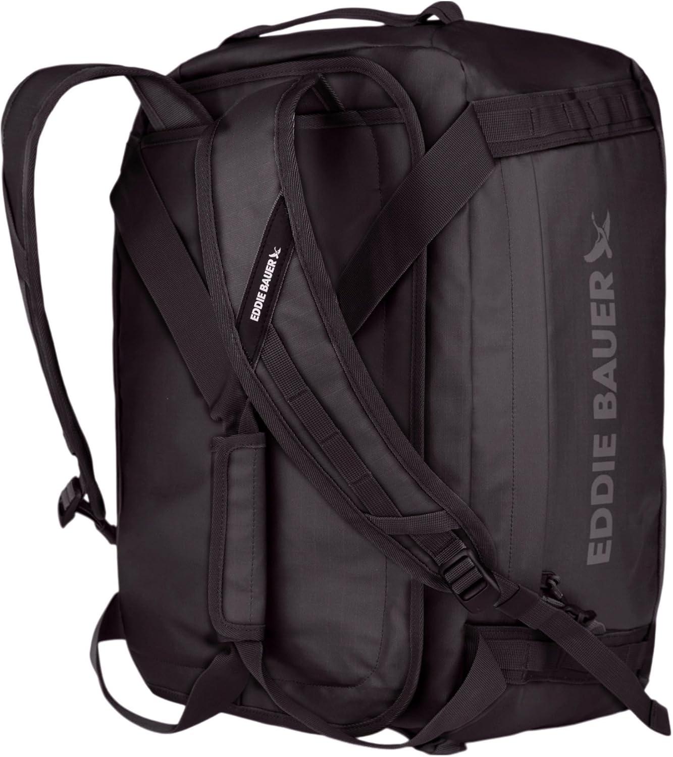 imageEddie Bauer Maximus Duffel Bag 40L and 70L Hiking Outdoor Travel Lightweight WeatherResistant Durable RuggedBlack