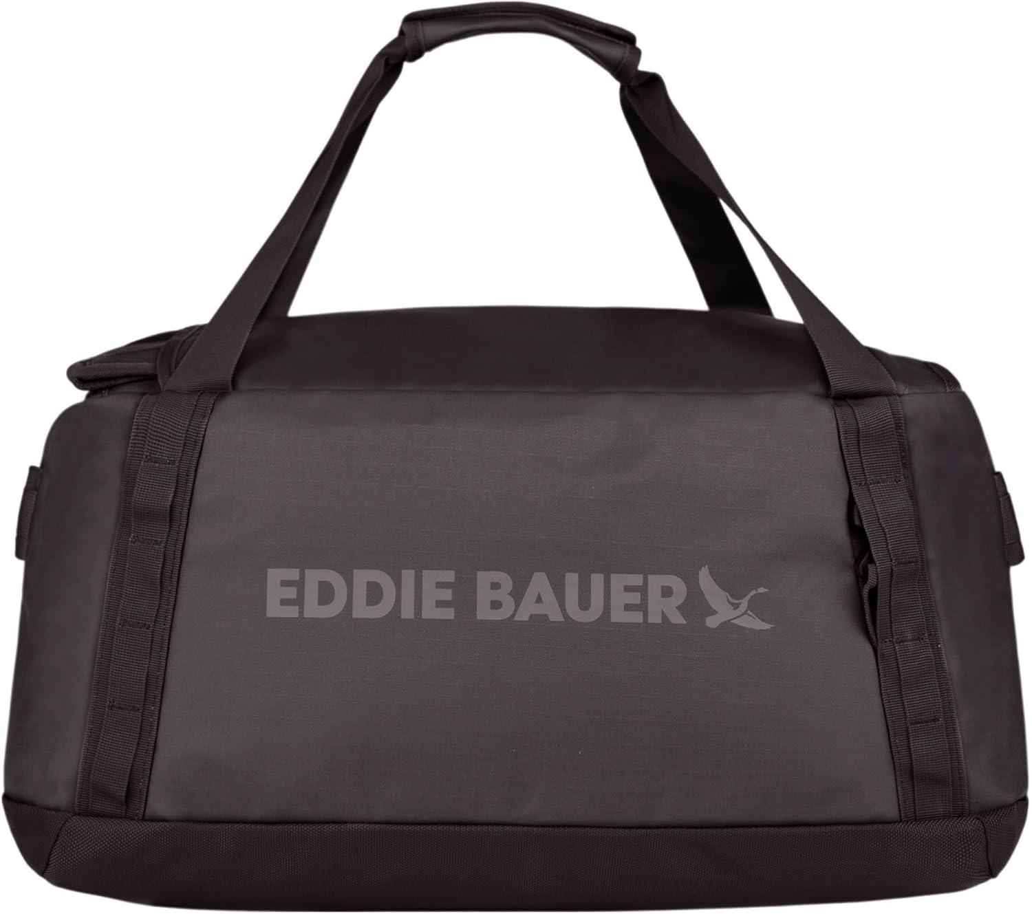 imageEddie Bauer Maximus Duffel Bag 40L and 70L Hiking Outdoor Travel Lightweight WeatherResistant Durable RuggedBlack