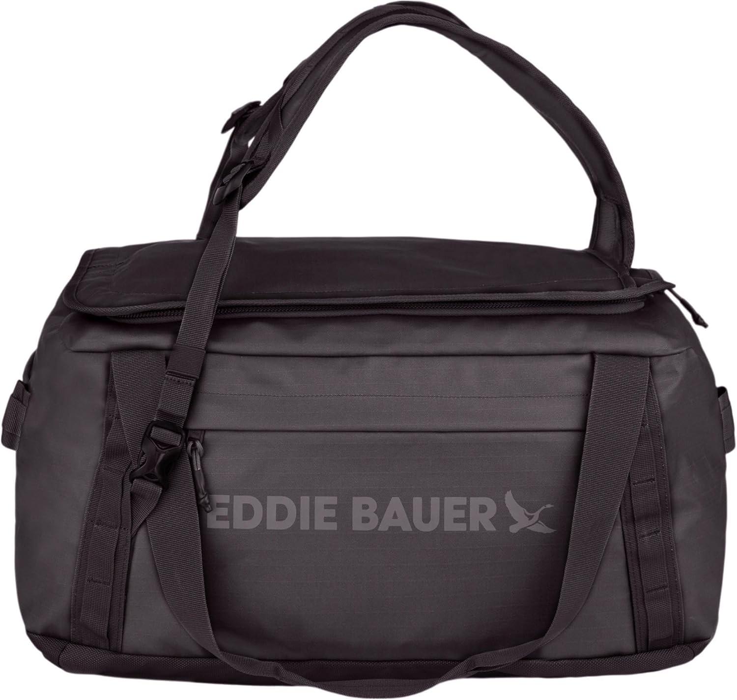 imageEddie Bauer Maximus Duffel Bag 40L and 70L Hiking Outdoor Travel Lightweight WeatherResistant Durable RuggedBlack