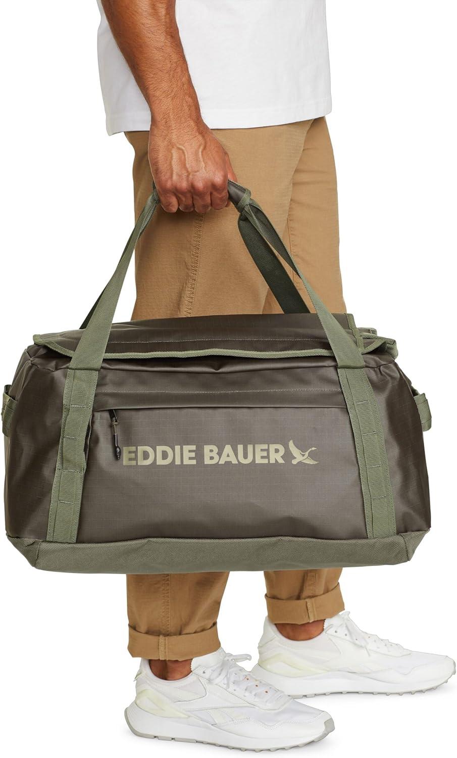 imageEddie Bauer Maximus Duffel Bag 40L and 70L Hiking Outdoor Travel Lightweight WeatherResistant Durable RuggedSpruce