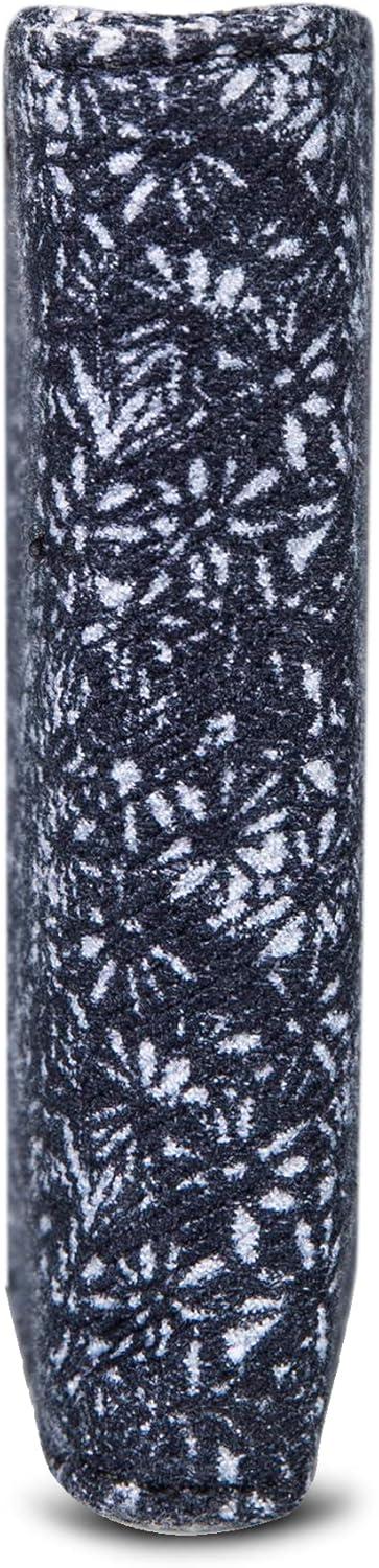 imageEddie Bauer Men Signature Bifold Passcase Wallet Available in Cotton Canvas Or Ripstop NylonCanvas Print Blue