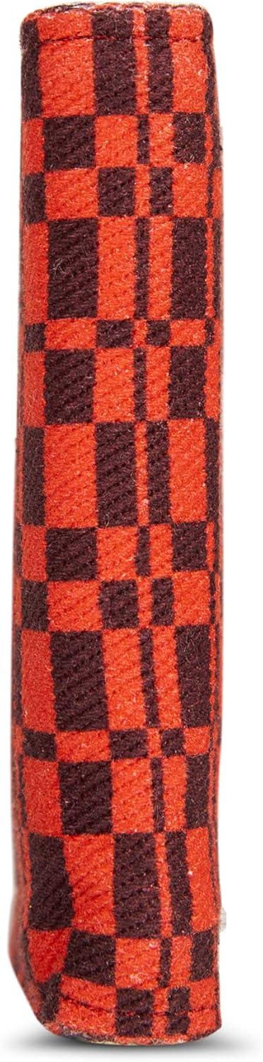 imageEddie Bauer Men Signature Bifold Passcase Wallet Available in Cotton Canvas Or Ripstop NylonCanvas Print Red