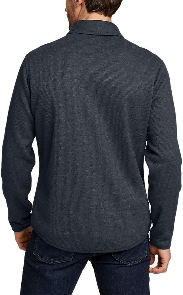 imageEddie Bauer Mens Faux ShearlingLined Thermal ShirtStorm