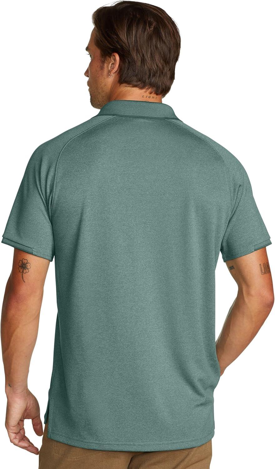imageEddie Bauer Mens Mr Ss Resolution Pro Polo 20Dusty Loden