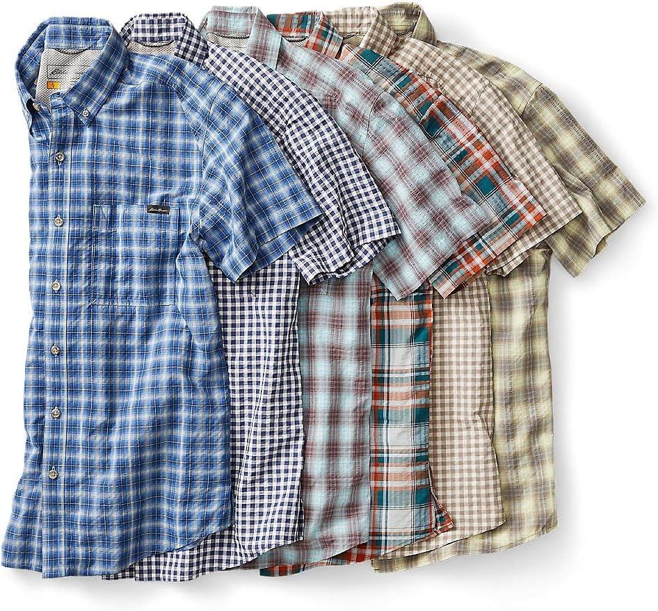 imageEddie Bauer Mens Pack It Seersucker ShortSleeve ShirtSienna