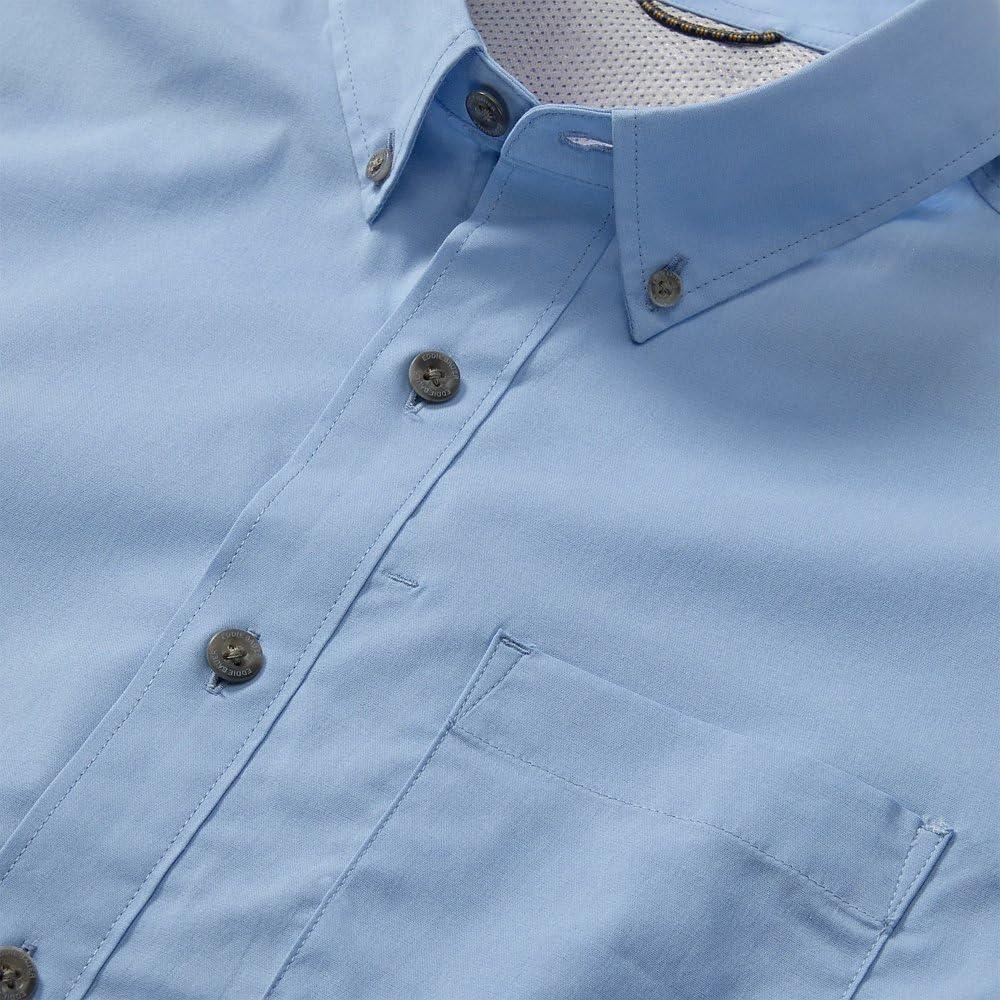 imageEddie Bauer Mens Voyager Flex LongSleeve ShirtFrench Blue