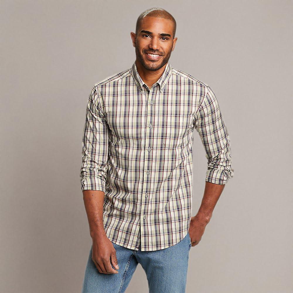 imageEddie Bauer Mens Voyager Flex LongSleeve ShirtSage