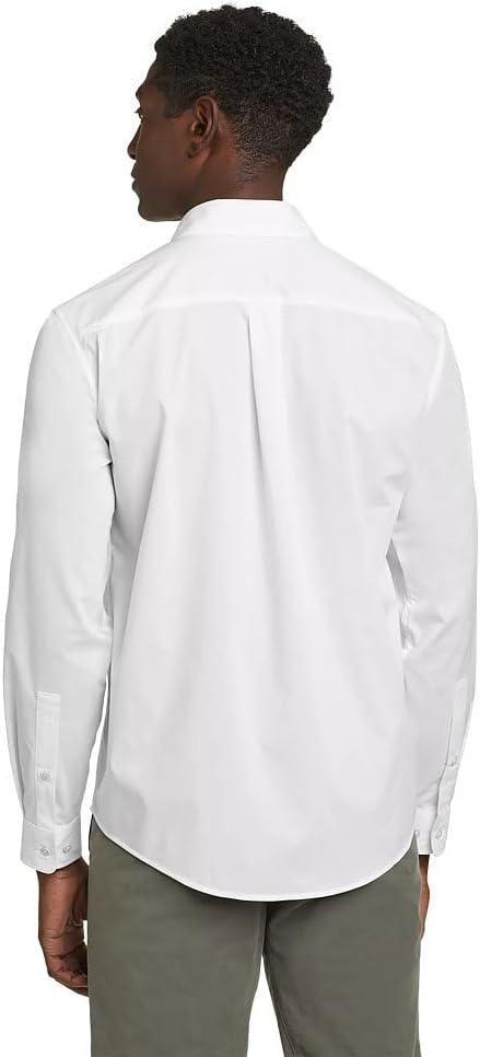 imageEddie Bauer Mens Voyager Flex LongSleeve ShirtWhite
