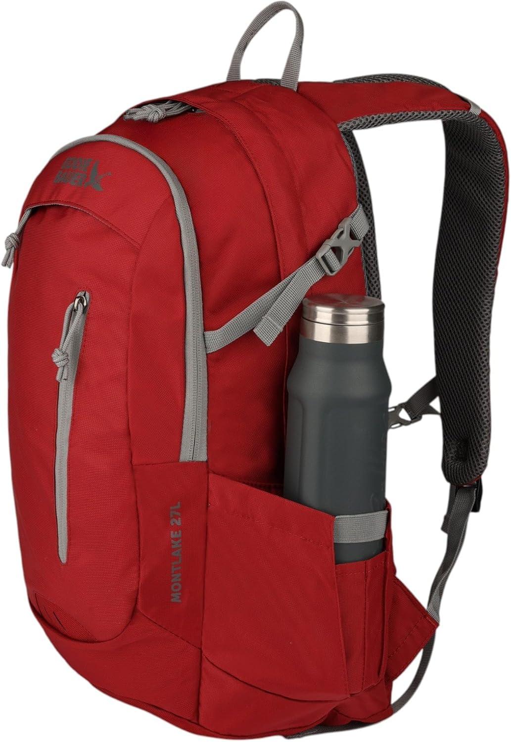 imageEddie Bauer Montlake Backpack Travel Commuting Laptop Everyday Carry 27L Dark RubyDark Ruby