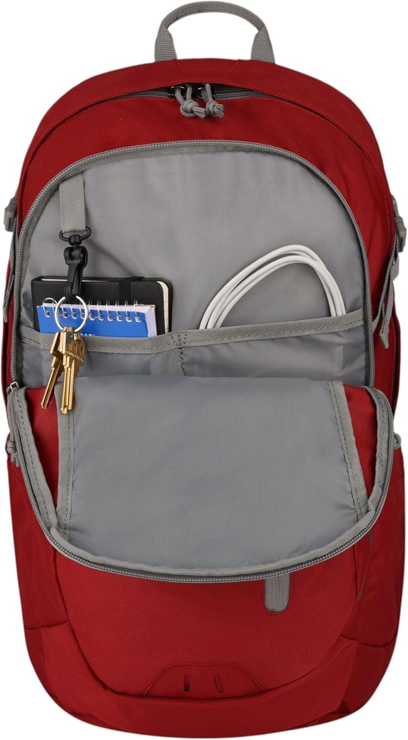 imageEddie Bauer Montlake Backpack Travel Commuting Laptop Everyday Carry 27L Dark RubyDark Ruby