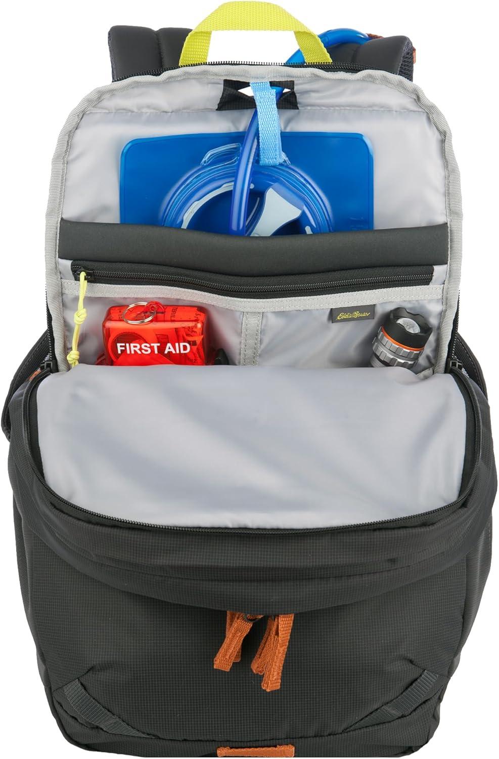 imageEddie Bauer Nomad Backpack with Compression Straps and HydrationLaptop Compatible Sleeve Sienna 28LCarbon