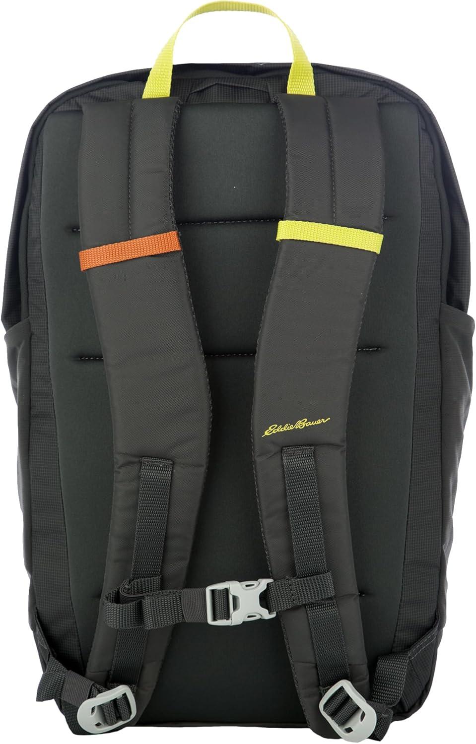 imageEddie Bauer Nomad Backpack with Compression Straps and HydrationLaptop Compatible Sleeve Sienna 28LCarbon