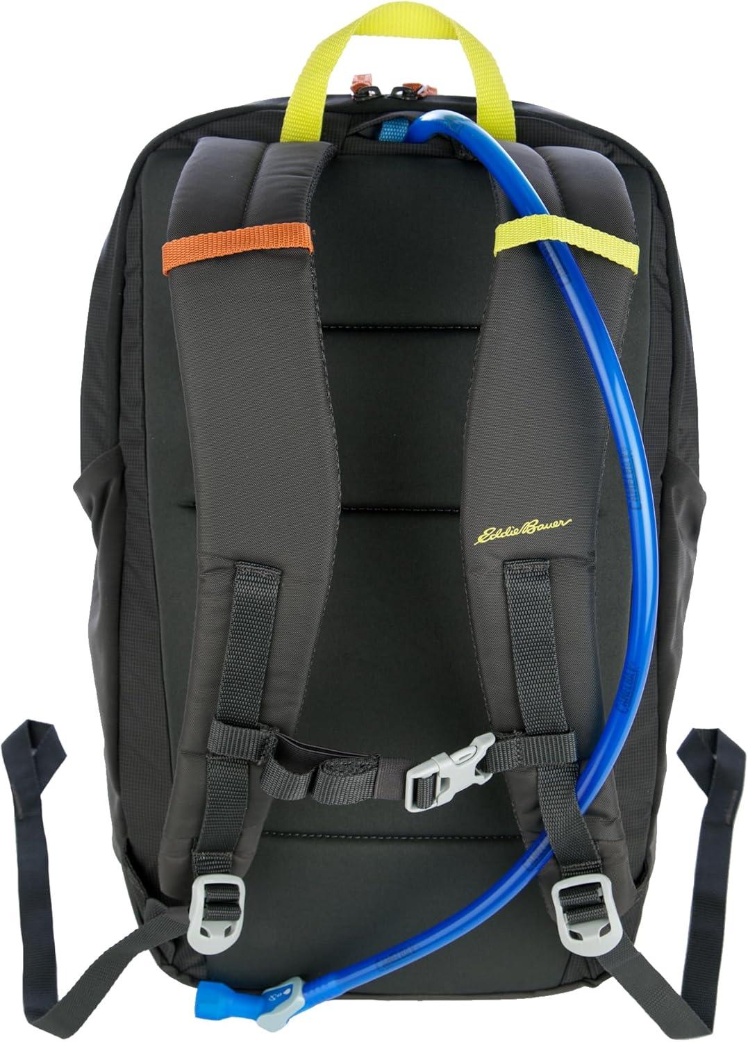 imageEddie Bauer Nomad Backpack with Compression Straps and HydrationLaptop Compatible Sleeve Sienna 28LCarbon