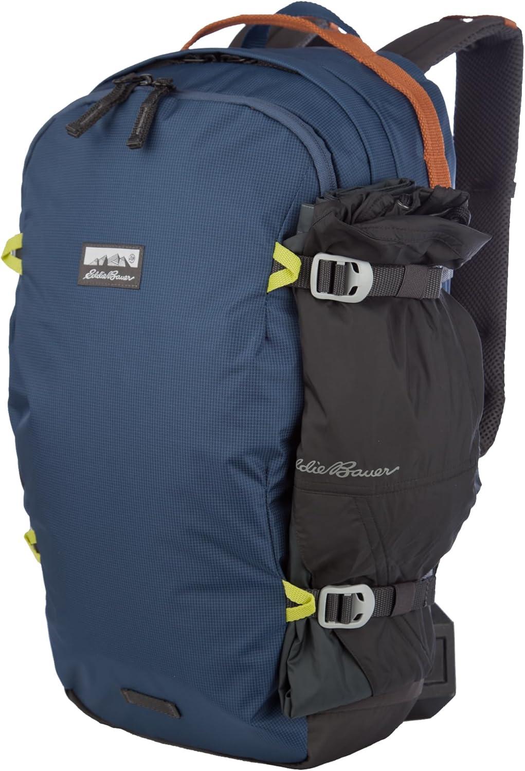 imageEddie Bauer Nomad Backpack with Compression Straps and HydrationLaptop Compatible Sleeve Sienna 28LDusted Indigo