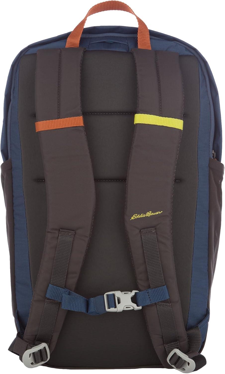 imageEddie Bauer Nomad Backpack with Compression Straps and HydrationLaptop Compatible Sleeve Sienna 28LDusted Indigo