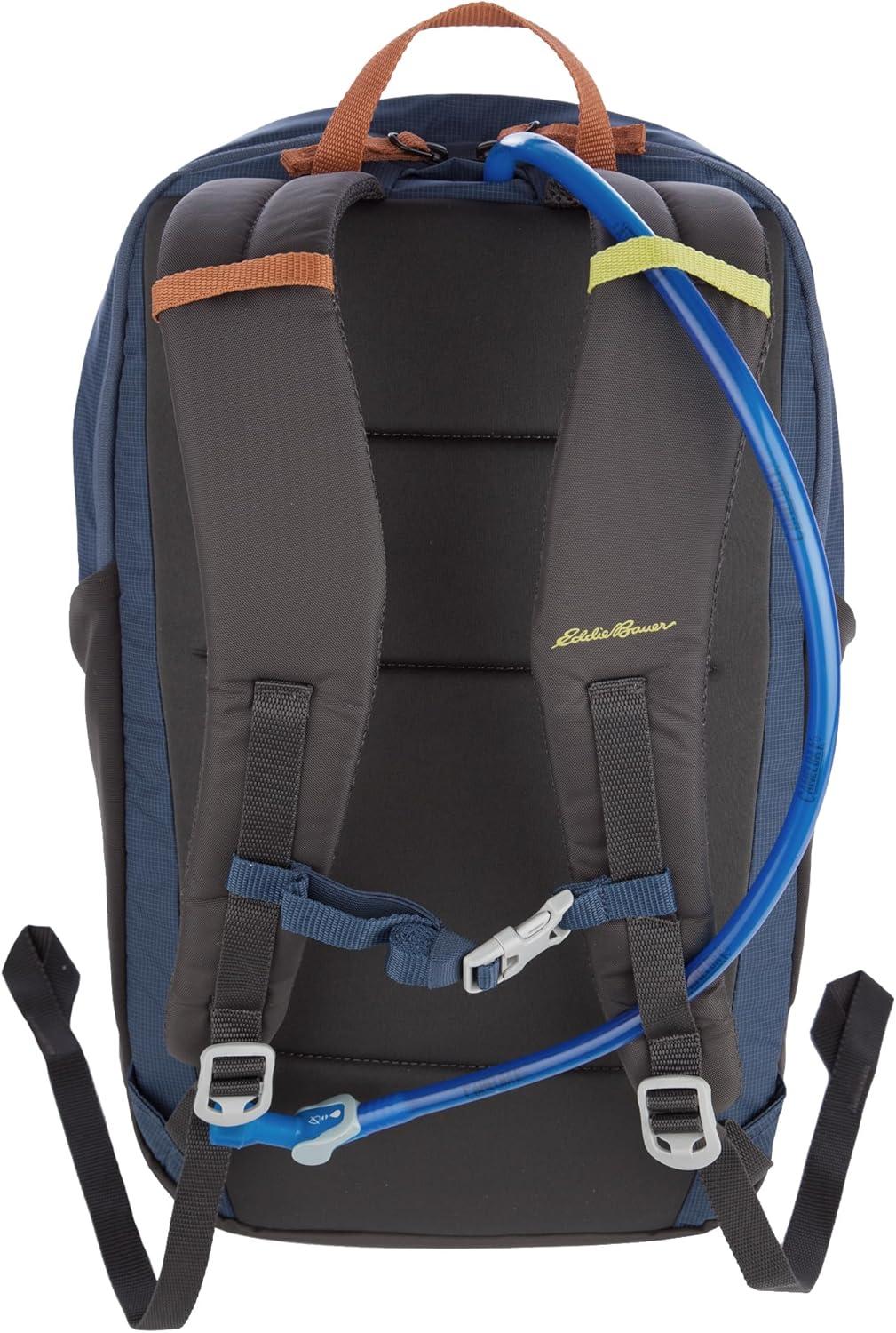 imageEddie Bauer Nomad Backpack with Compression Straps and HydrationLaptop Compatible Sleeve Sienna 28LDusted Indigo