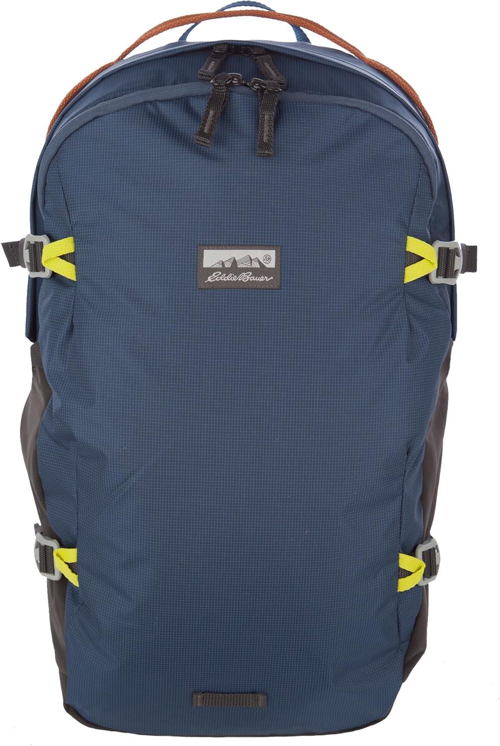 imageEddie Bauer Nomad Backpack with Compression Straps and HydrationLaptop Compatible Sleeve Sienna 28LDusted Indigo