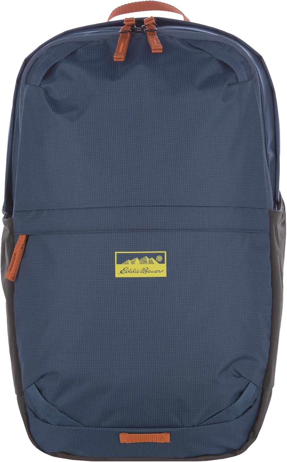 imageEddie Bauer Nomad Backpack with Compression Straps and HydrationLaptop Compatible Sleeve Sienna 28LDusted Indigo