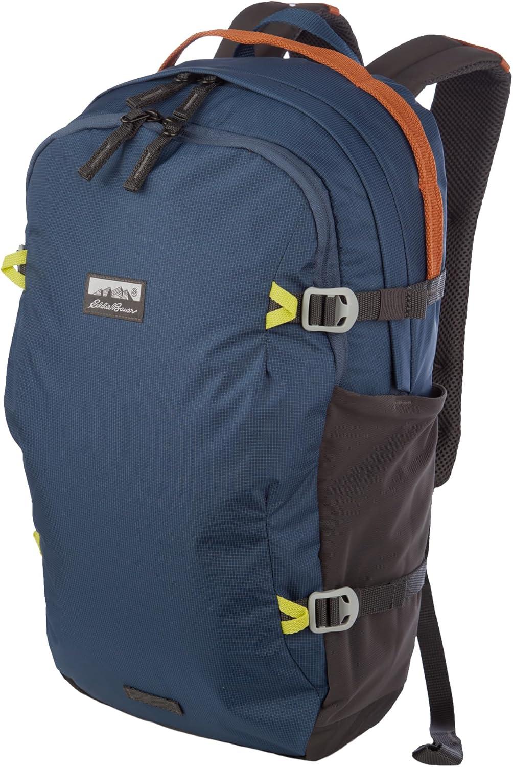 imageEddie Bauer Nomad Backpack with Compression Straps and HydrationLaptop Compatible Sleeve Sienna 28LDusted Indigo