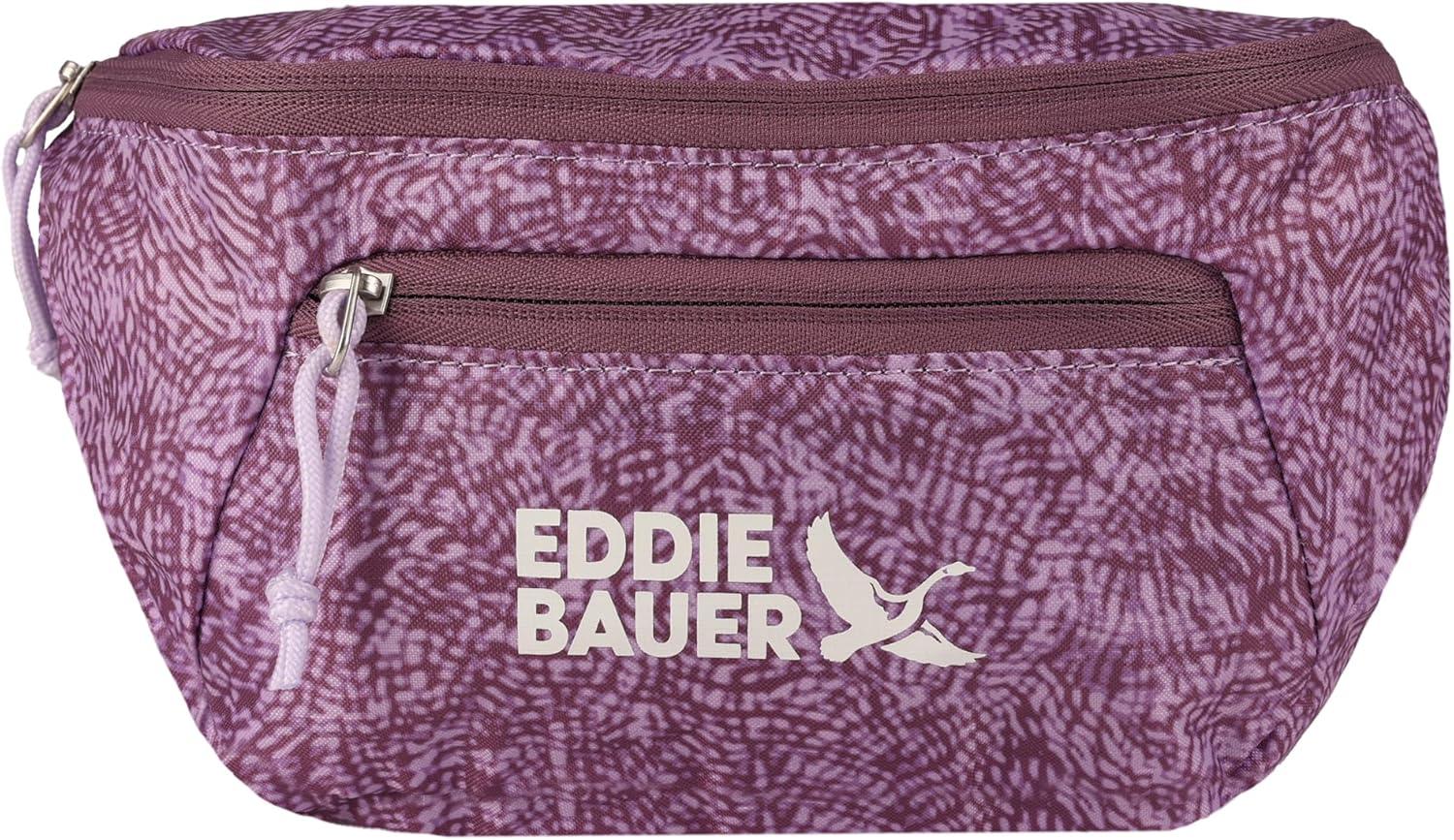 imageEddie Bauer Stowaway Packable Waistpack Sling Fanny Travel Lightweight Outdoor Ripstop PolyesterLilac