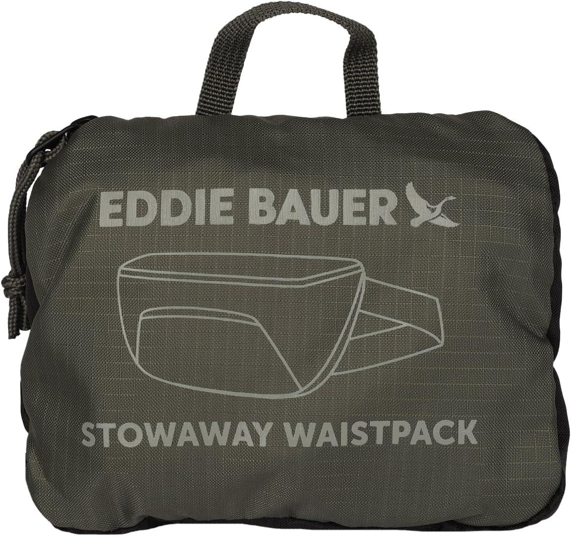 imageEddie Bauer Stowaway Packable Waistpack Sling Fanny Travel Lightweight Outdoor Ripstop PolyesterSpruce Green
