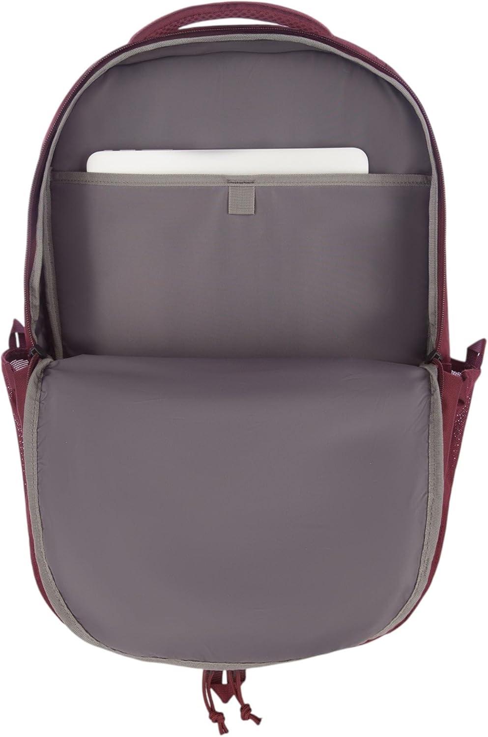 imageEddie Bauer Trail Ends Backpack 28L Laptop Sleeve Everyday Carry Travel Work Commuting Stretch Side Pockets Padded Shoulder Straps Mesh Back BrookBlack Cherry