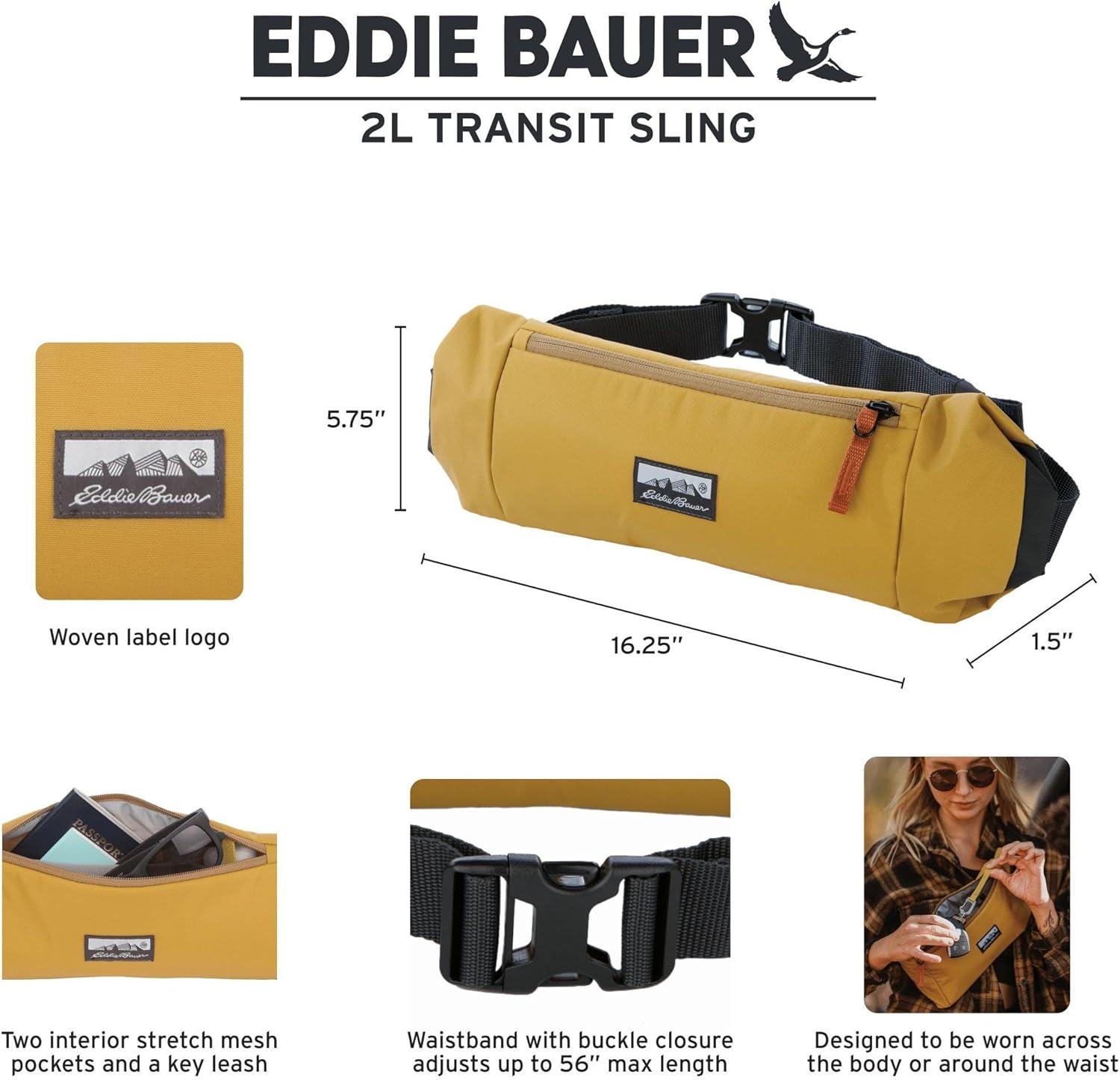 imageEddie Bauer Transit Sling Bag with Adjustable WaistbandRedwood