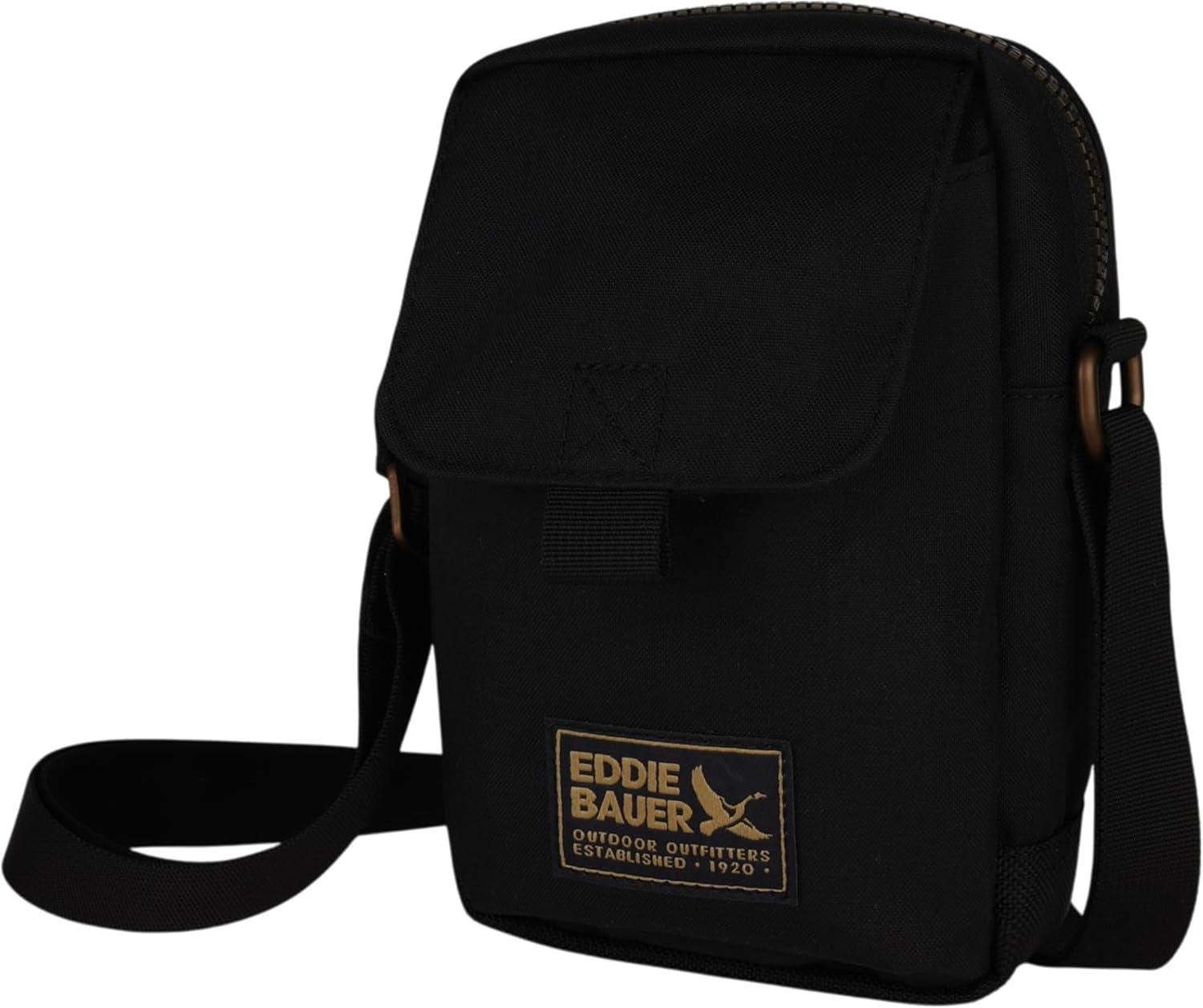 imageEddie Bauer Womens Crossbody Bag Everyday Carry Travel Vacation Small Shoulder Strap LightweightBygone Black