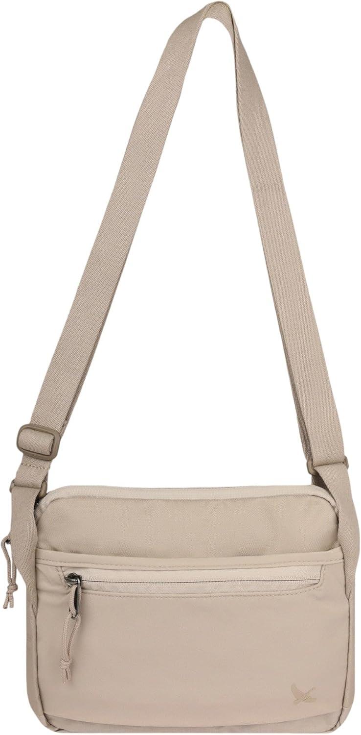 imageEddie Bauer Womens Crossbody Bag Everyday Carry Travel Vacation Small Shoulder Strap LightweightSkylar Pumice