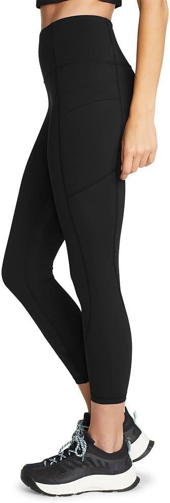 imageEddie Bauer Womens Guide Trex HighRise 78Length LeggingsBlack