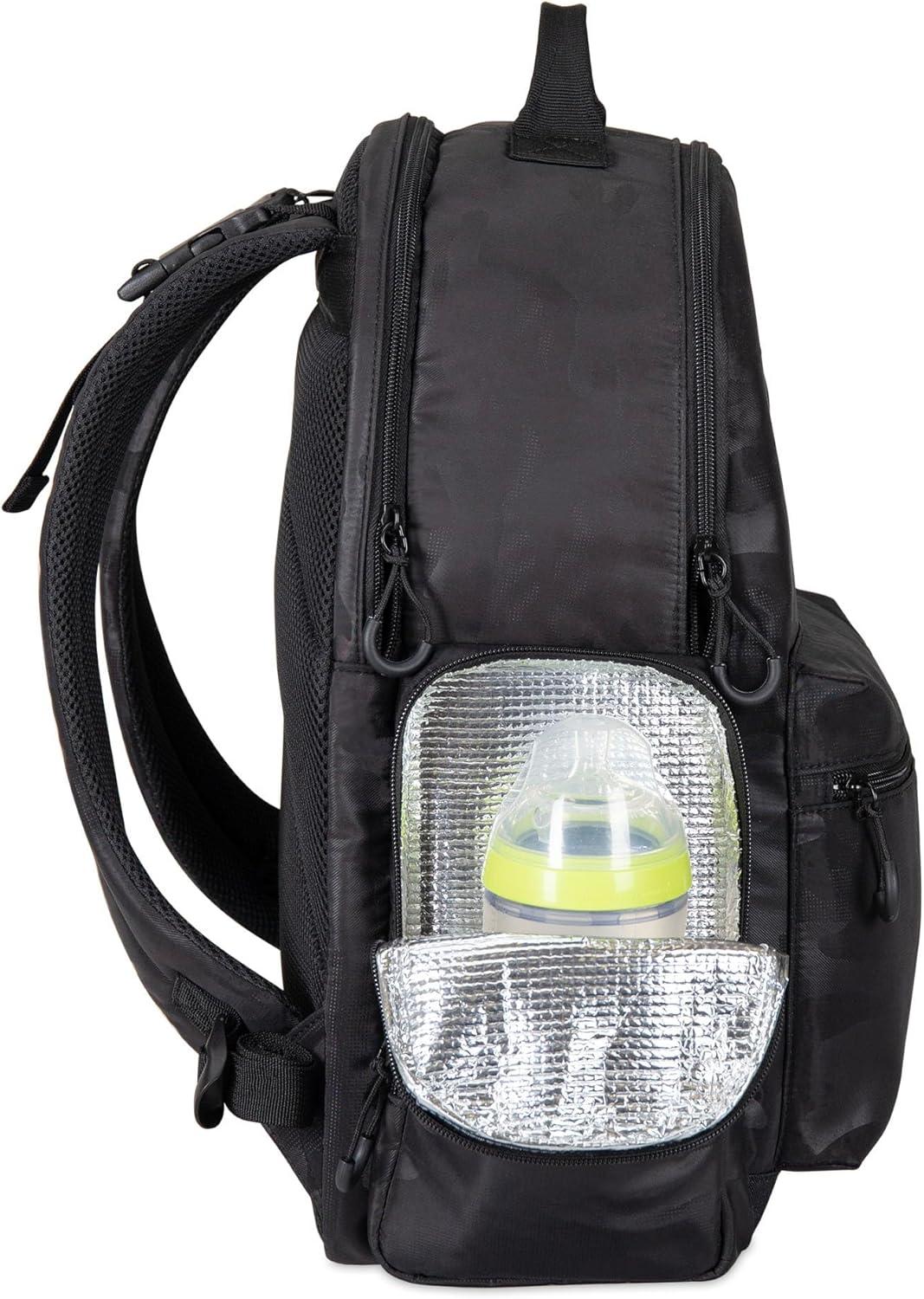 imageNOJO Eddie Bauer Cascade Backpack Diaper BagCamo Black Gray