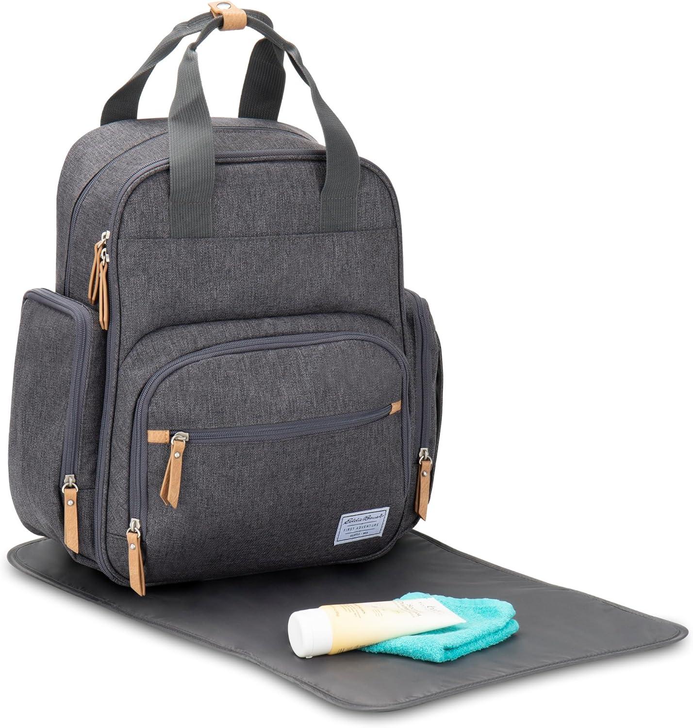 imageNOJO Eddie Bauer Cascade Backpack Diaper BagCanyon Summit Gray