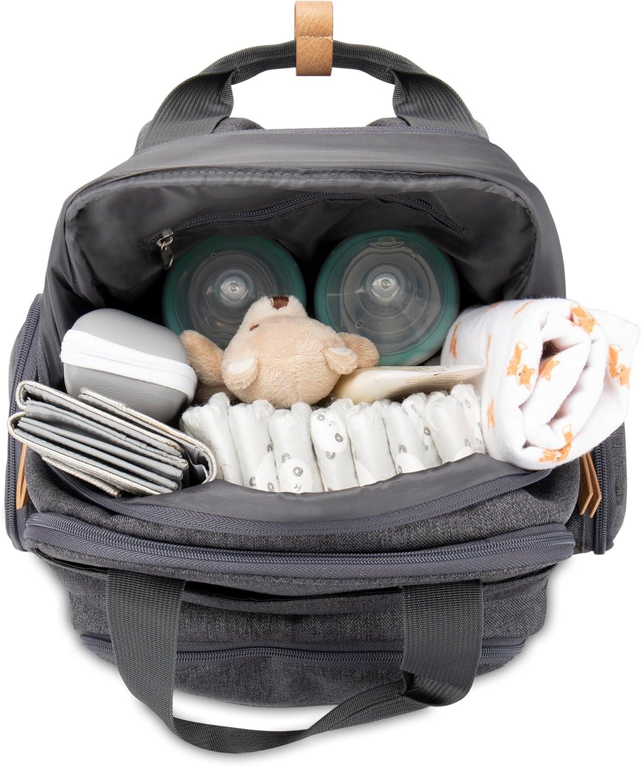 imageNOJO Eddie Bauer Cascade Backpack Diaper BagCanyon Summit Gray