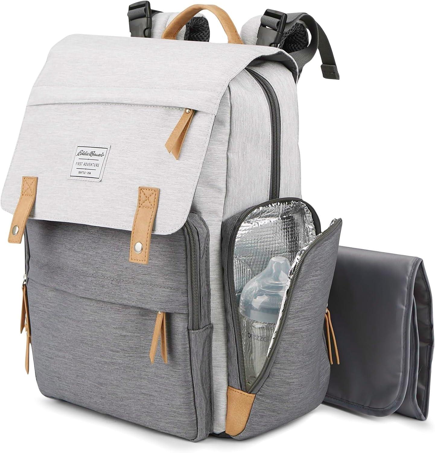 imageNOJO Eddie Bauer Cascade Backpack Diaper BagCascade Gray