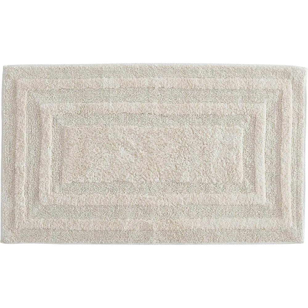 imageEddie Bauer Bathroom Rug 100 Soft Plush Tufted Cotton Bath Rug Highly Absorbent QuickDry and SkidResistant Backing Logan Beige 24quot x 40quot