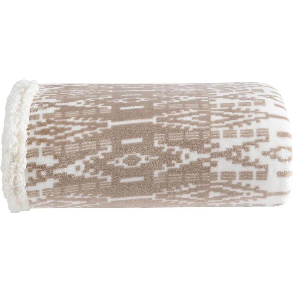 imageEddie Bauer Throw Blanket UltraSoft ampamp Reversible Plush Blanket Oversized Bedding for Couch or Bed Trailhead Plaid Red 60quot x 70quotWhite Brown