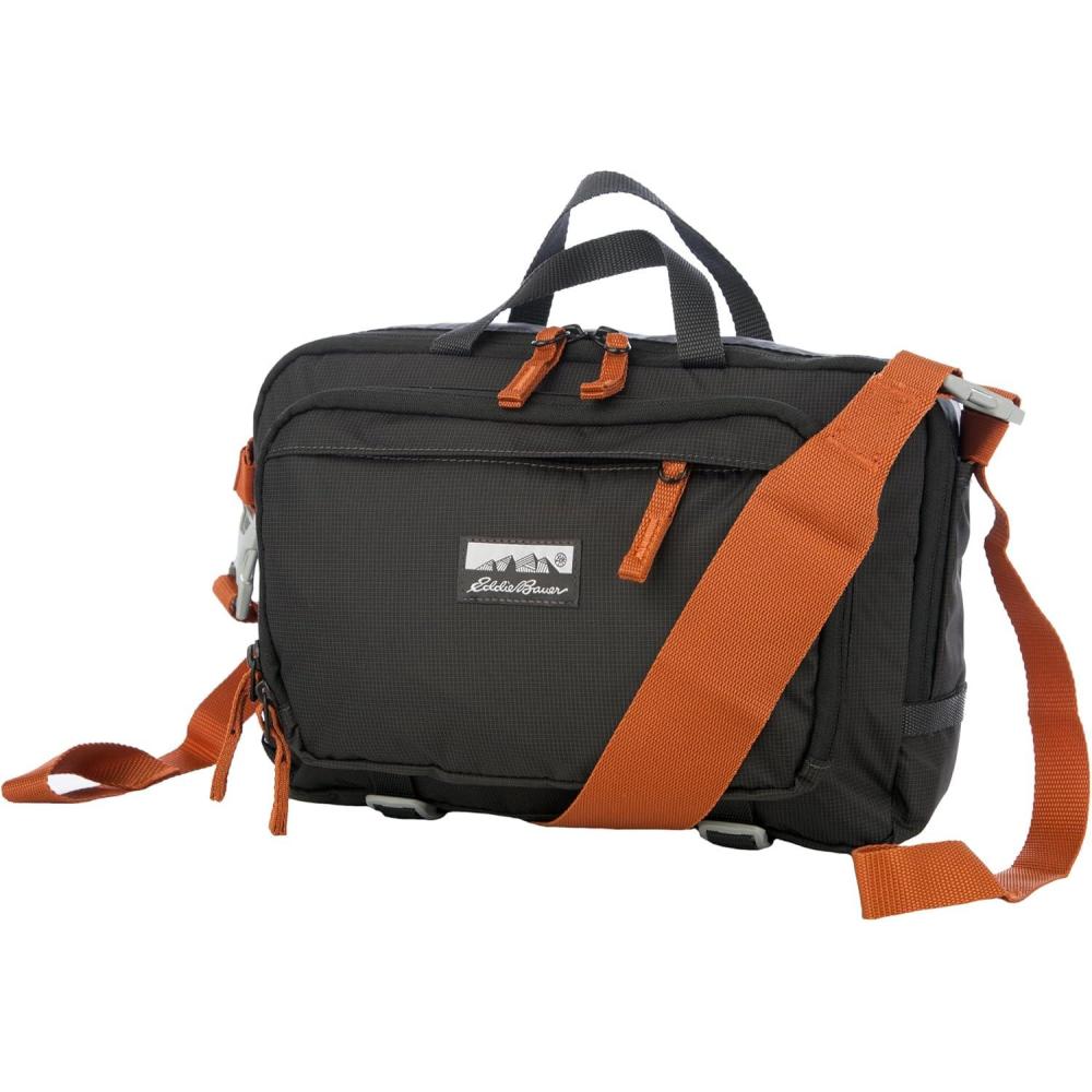 imageEddie Bauer 7L Trail Bag with Removeable Shoulder Strap and Adjustable WaistbandCarbon Black