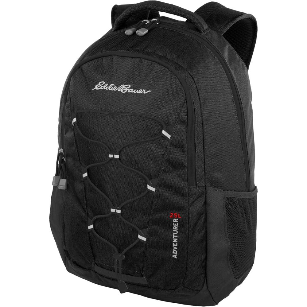 imageEddie Bauer Adventurer Backpack with Organization Compartments and HydrationLaptop Compatible Sleeve Adventurer  True Blue 30LAdventurer  Black