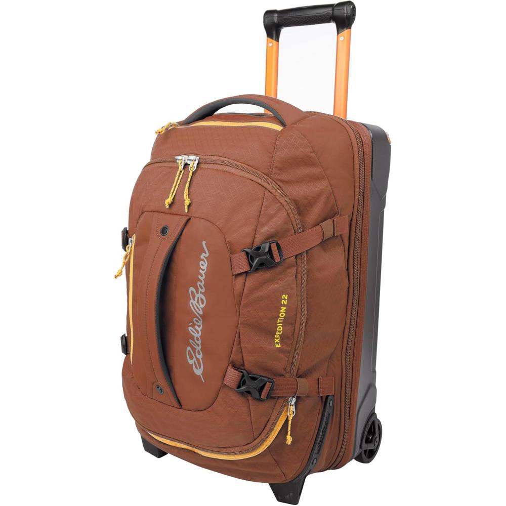 imageEddie Bauer Expedition 30 Duffel 20  Lightweight Travel Luggage Made From Rugged Polycarbonate and Nylon True BlueRust