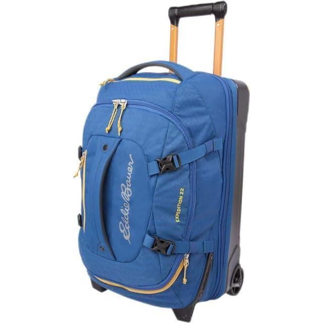imageEddie Bauer Expedition 30 Duffel 20  Lightweight Travel Luggage Made From Rugged Polycarbonate and Nylon True BlueTrue Blue