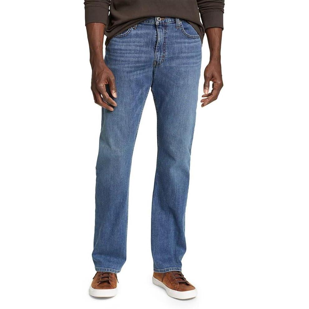 imageEddie Bauer Mens Field Flex Straight JeansMeridian Blue