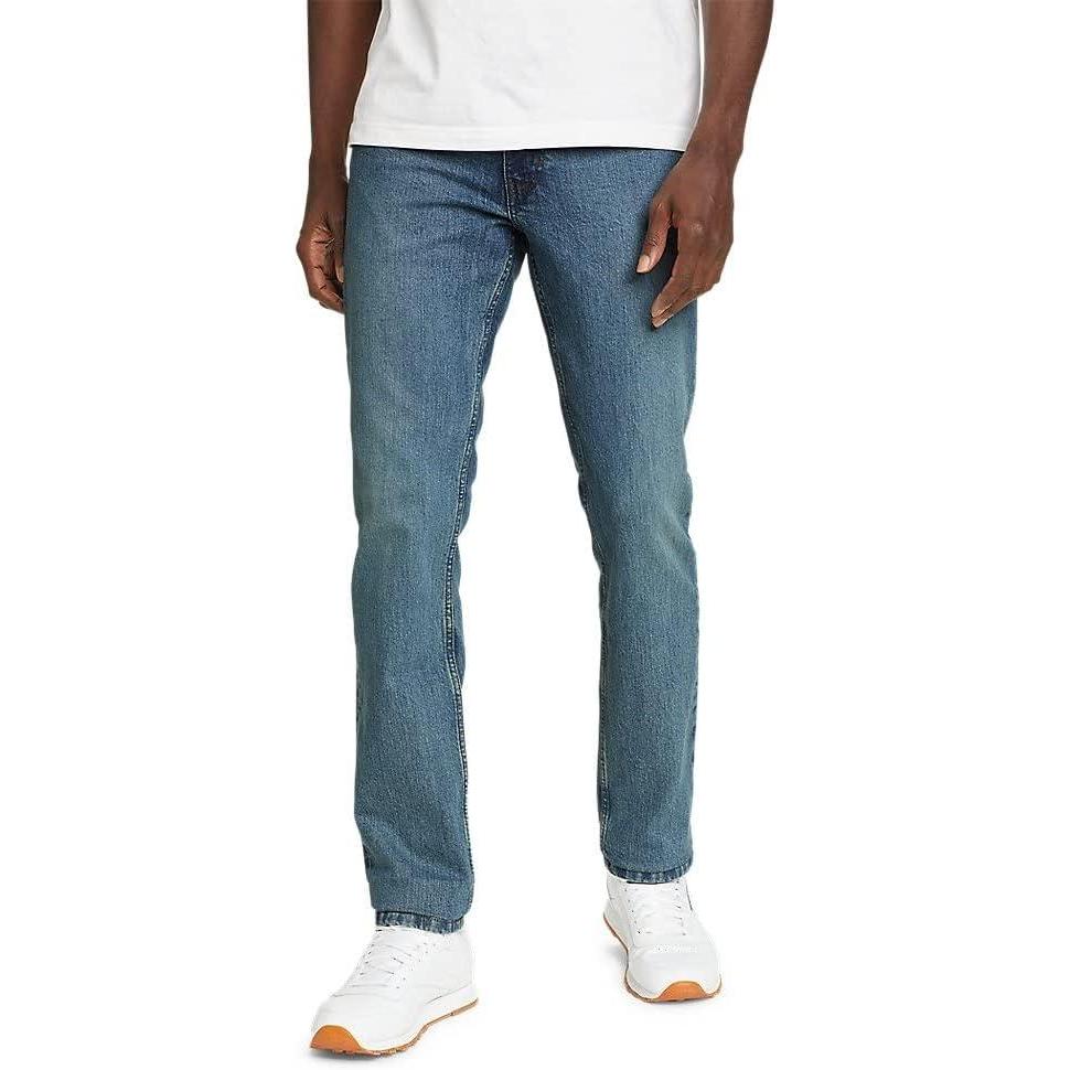 imageEddie Bauer Mens H2Low Flex Jeans SlimDusty Blue