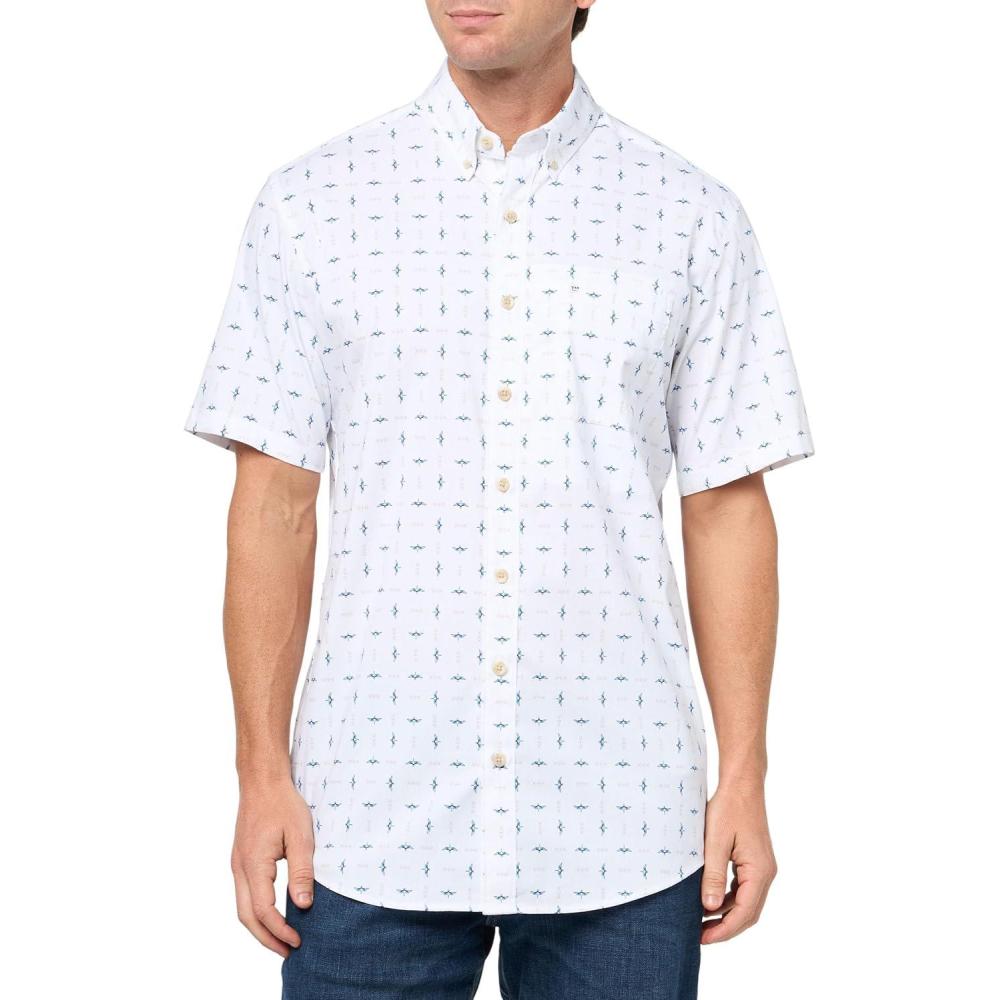 imageEddie Bauer Mens Mt Ss Voyager Flex ShirtLight Ivory