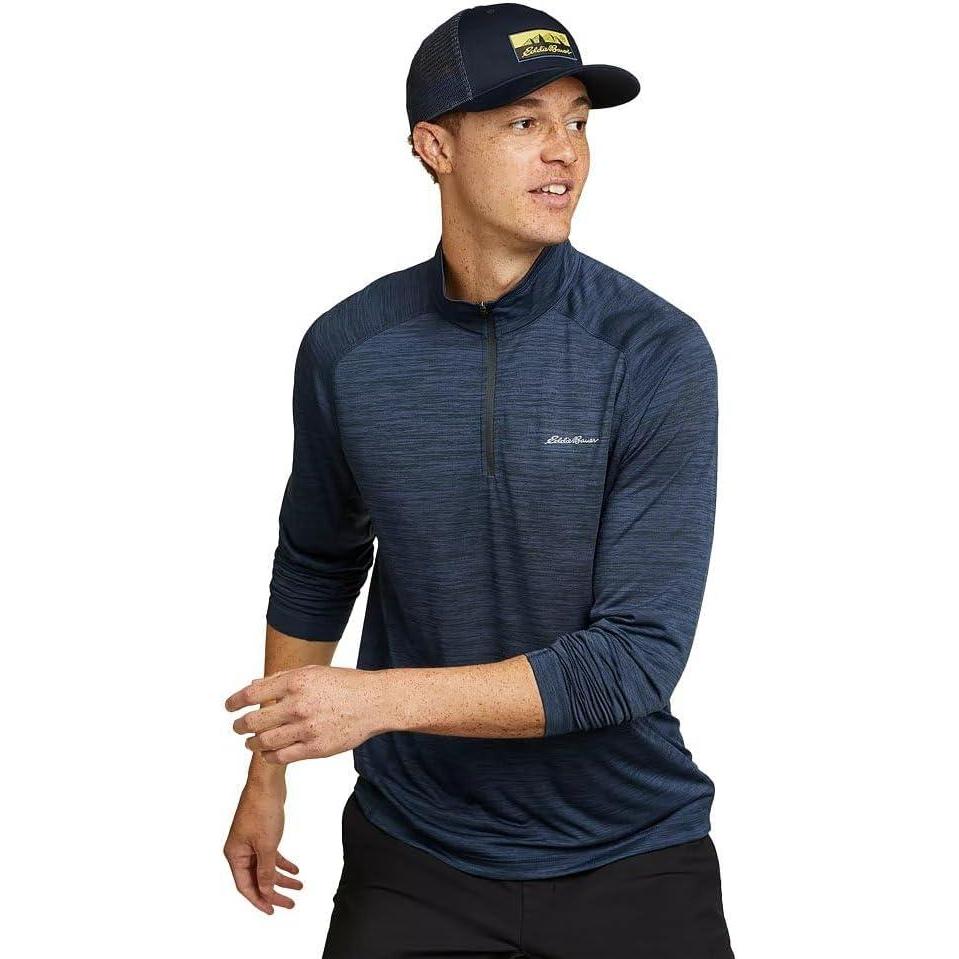 imageEddie Bauer Mens Resolution LongSleeve 14ZipStorm
